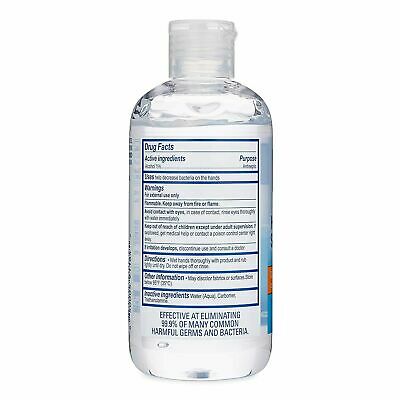 Suave Hand Sanitizer Gel Kills 99.9% of Germs, Unscented, 8 FL OZ (Pack of 2) - Fresh Stock Dated February 2026