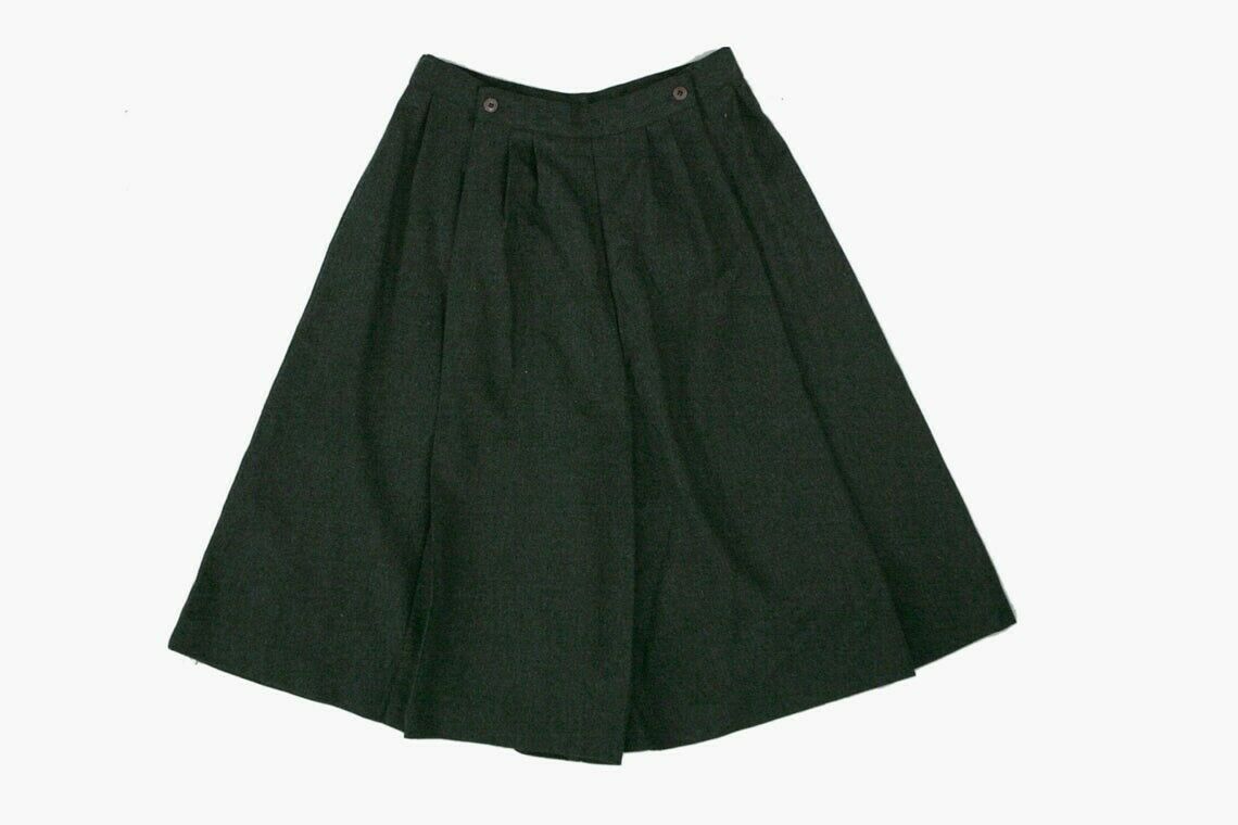 Vintage 1960s Skort Wool Culottes Skirt High Waist - Fresh Stock Dated February 2026