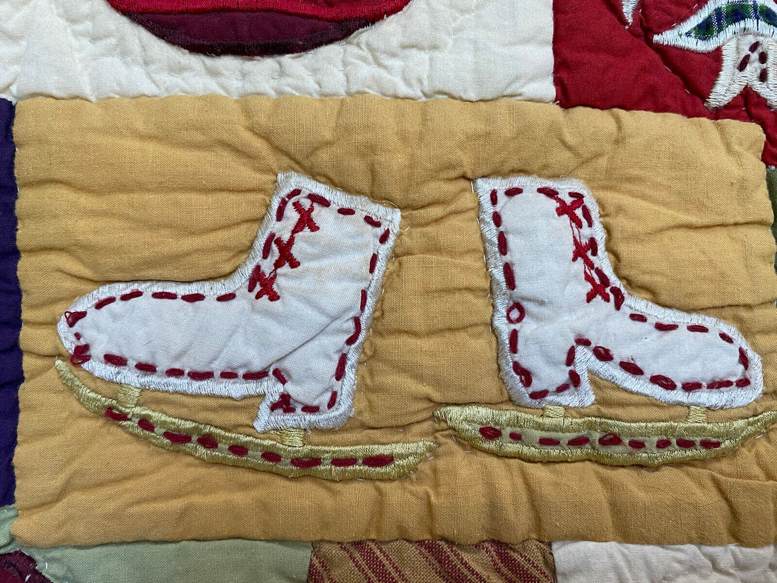 Pair Pottery Barn Collector’s Quilted pillow Shams Farmhouse Patchwork Christmas - Fresh Stock Dated February 2026