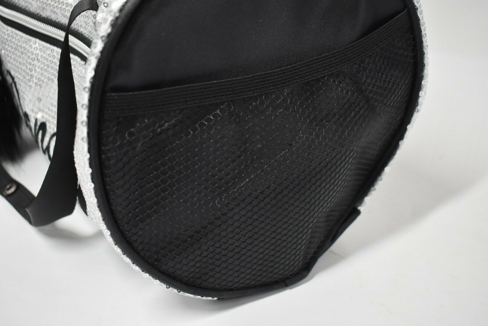 Danz N Motion Danshuz Girls Silver Black Sequin Duffle Dance Bag Small New - Fresh Stock Dated December 2025