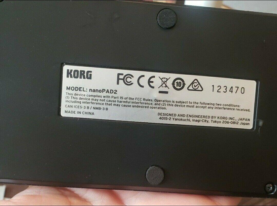 Korg Nanopad2 Midi Pad - Fresh Stock Dated February 2026