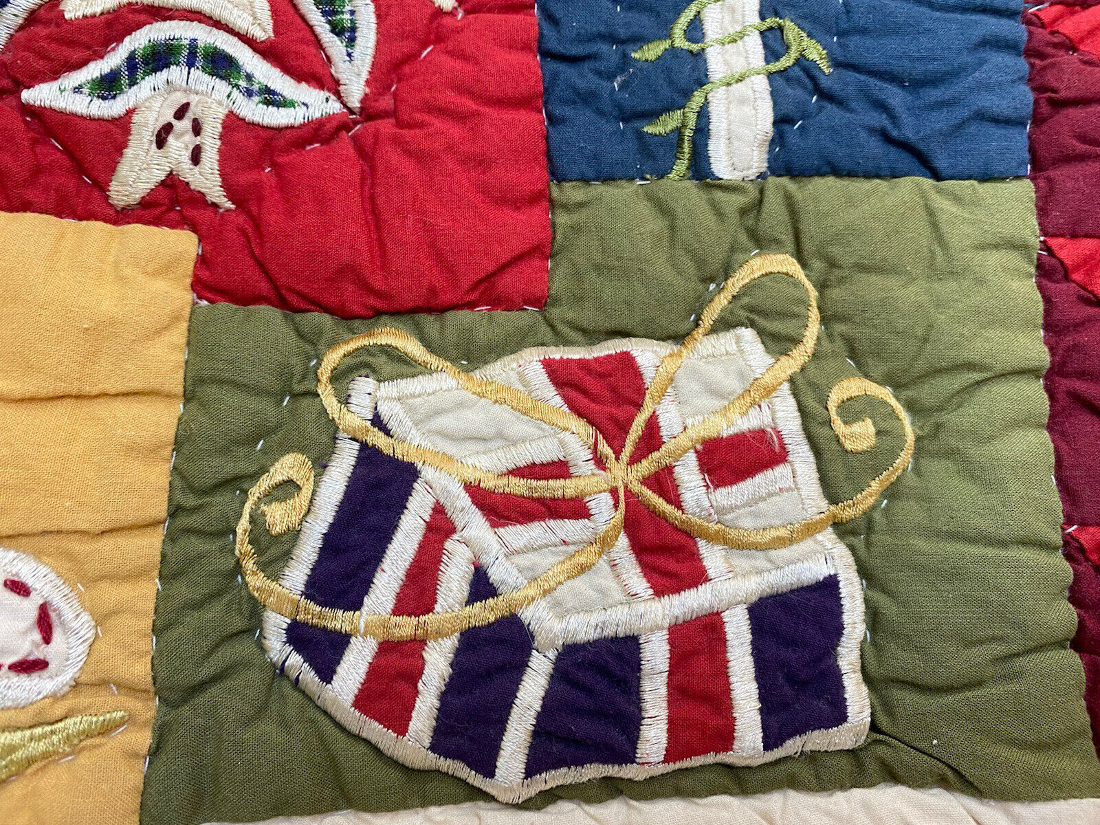 Pair Pottery Barn Collector’s Quilted pillow Shams Farmhouse Patchwork Christmas - Fresh Stock Dated February 2026