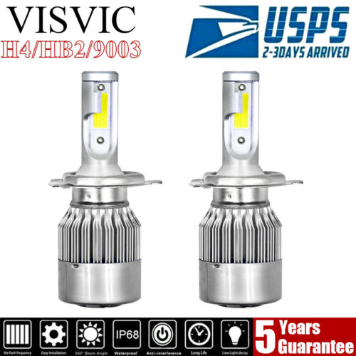 H4 LED Headlight Bulb C6 For Honda VTX 1300 C R RETRO VTX 1800 C R S N RETRO - Fresh Stock Dated February 2026