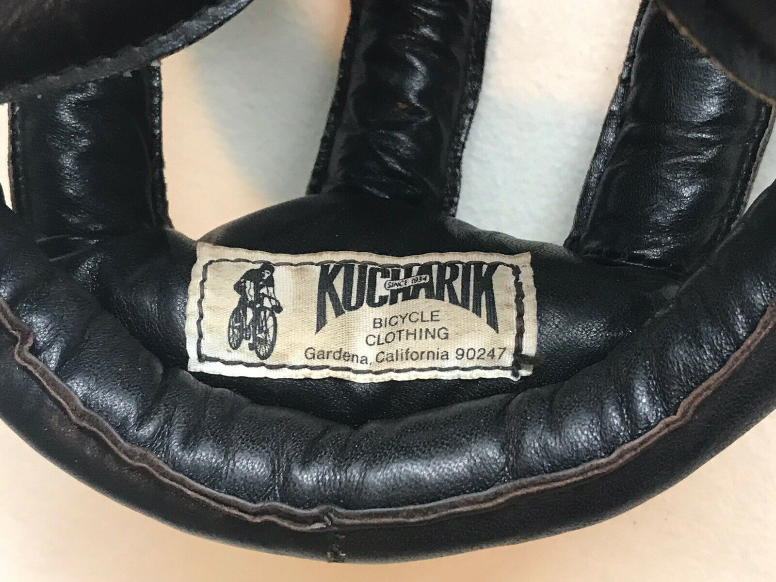 Leather Bicycle Helmet Kucharik Vintage - Fresh Stock Dated December 2025