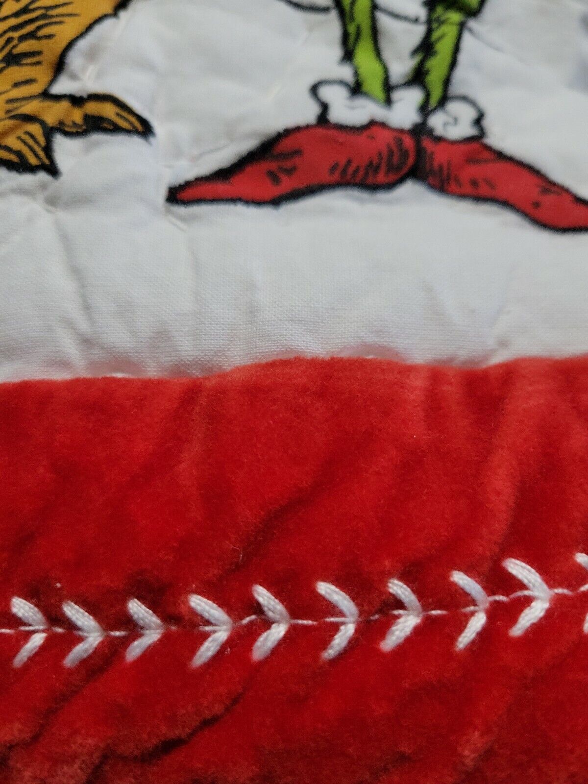 Pottery Barn Kids Dr. Seuss's The Grinch Standard Quilted Sham, Christmas - Fresh Stock Dated February 2026