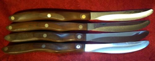 CUTCO Brown Table Steak Knives Set of 4 Classic No. 59 Straight Edge Vintage - Fresh Stock Dated December 2025