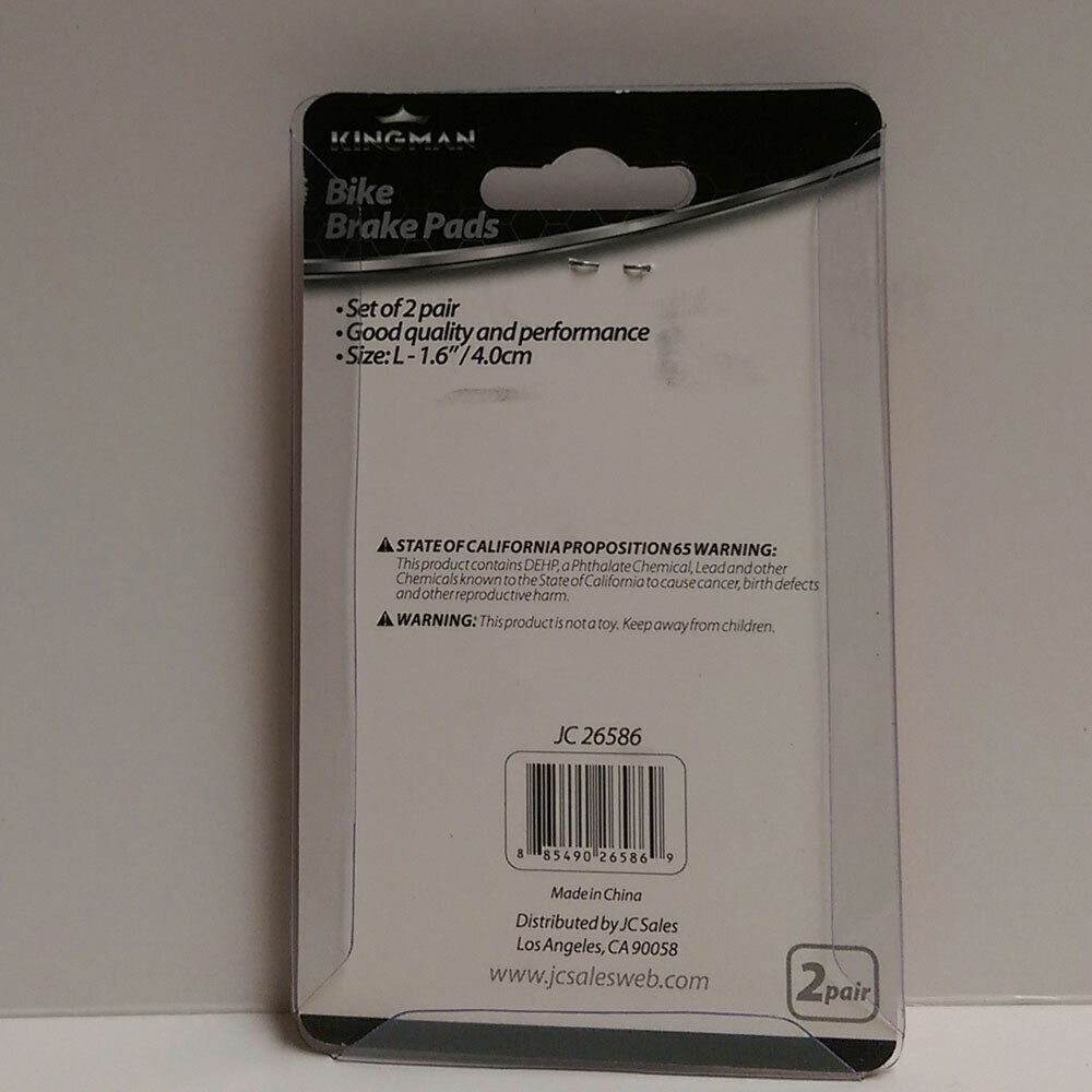 4x Bicycle Bike Brake Pads NIP - Fresh Stock Dated February 2026