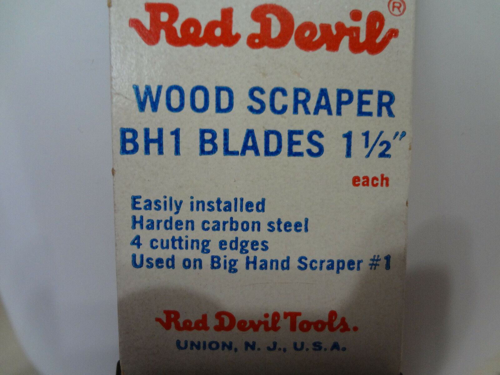Red Devil Wood Scraper BH1 Blades 1-1/2