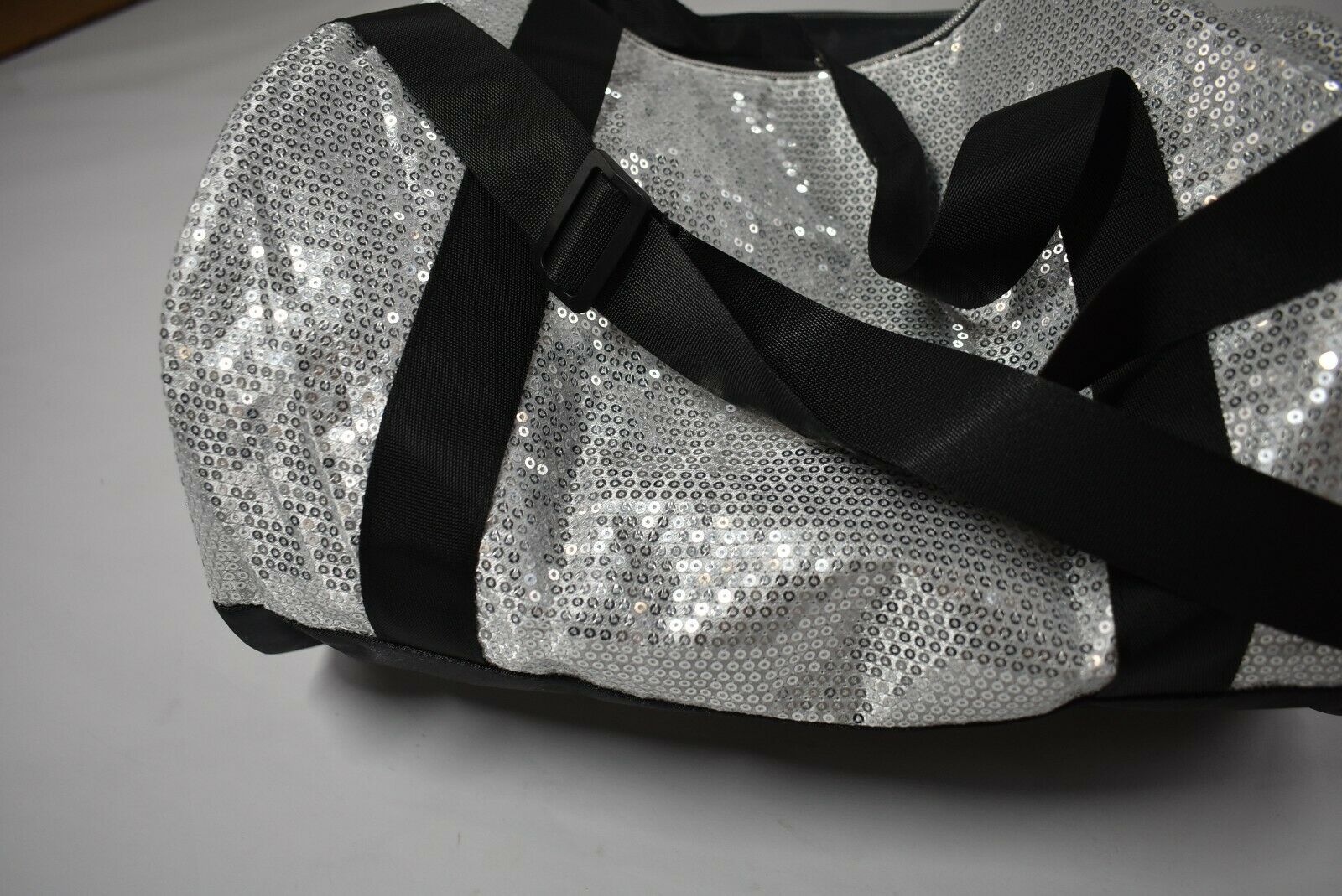 Danz N Motion Danshuz Girls Silver Black Sequin Duffle Dance Bag Small New - Fresh Stock Dated December 2025