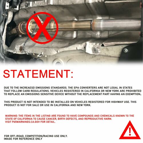 Exhaust Pipes For 2009-2011 Nissan 370Z /Infiniti 3.7L V6 2008-2011 VQ37VHR - Fresh Stock Dated February 2026