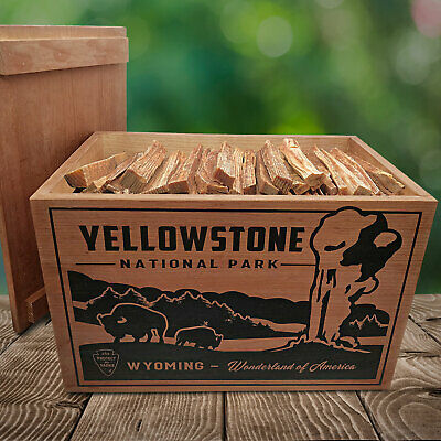 Better Wood Products Protect the Parks Fatwood Firestarter Crate, Yellowstone - Fresh Stock Dated December 2025