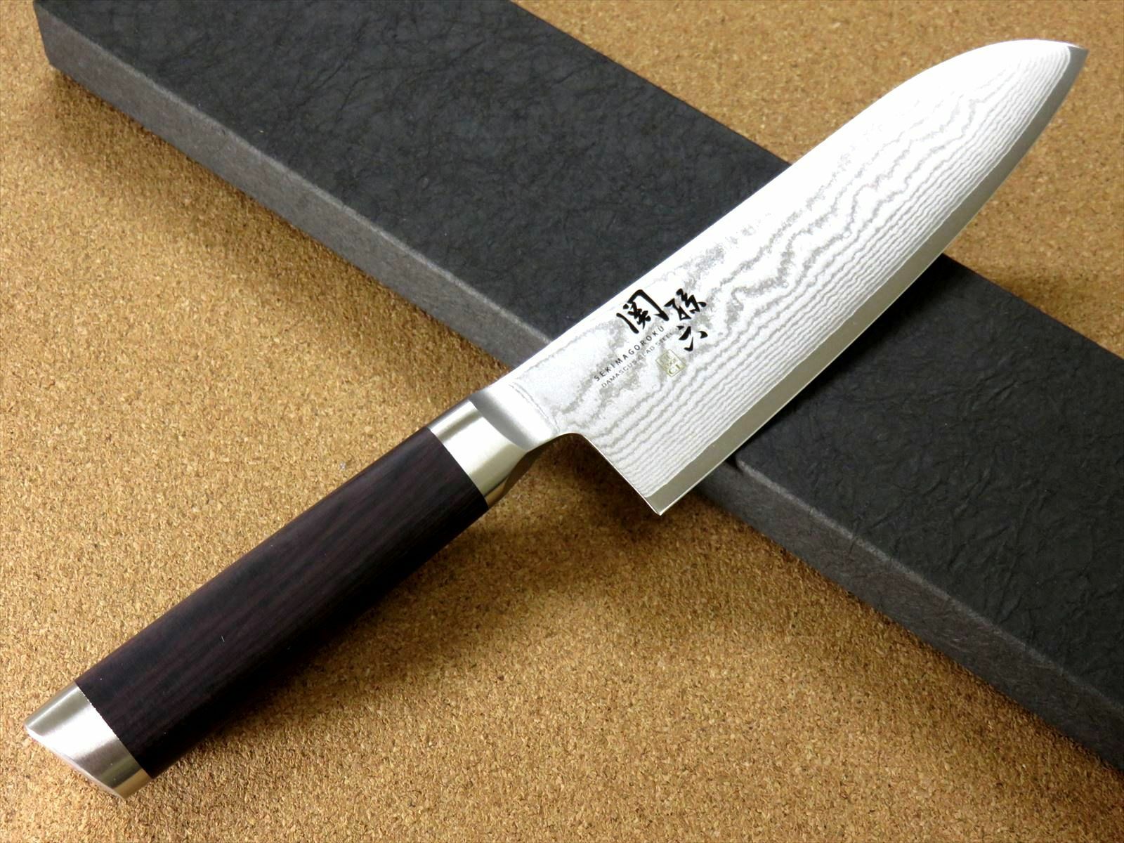 Japanese KAI SEKI MAGOROKU 3 sets Kitchen Knives VG-10 Damascus 33 Layers JAPAN - Fresh Stock Dated January 2026