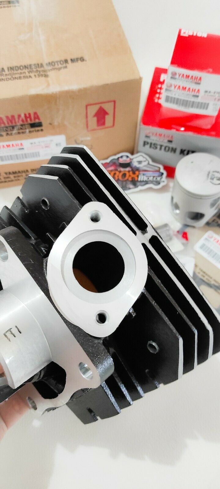 Genuine Yamaha RX135 RX-King RX 135 RX King Cylinder Barrel Piston Ring Gasket - Fresh Stock Dated February 2026