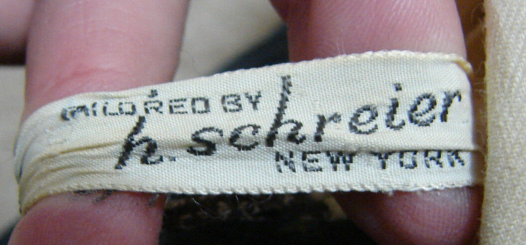 H. SCHREIER Skirt Vintage Ecru Pencil Pleated Gabardine EDIE ADAMS Worn - Fresh Stock Dated March 2026