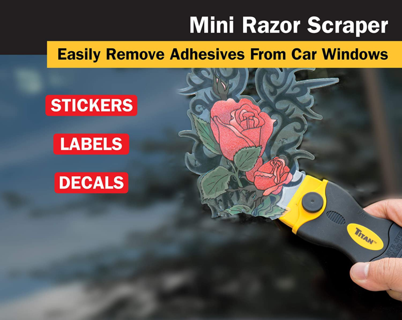 Titan Tools 12031 Mini Razor Scraper w/ Steel Blade - Fresh Stock Dated December 2025