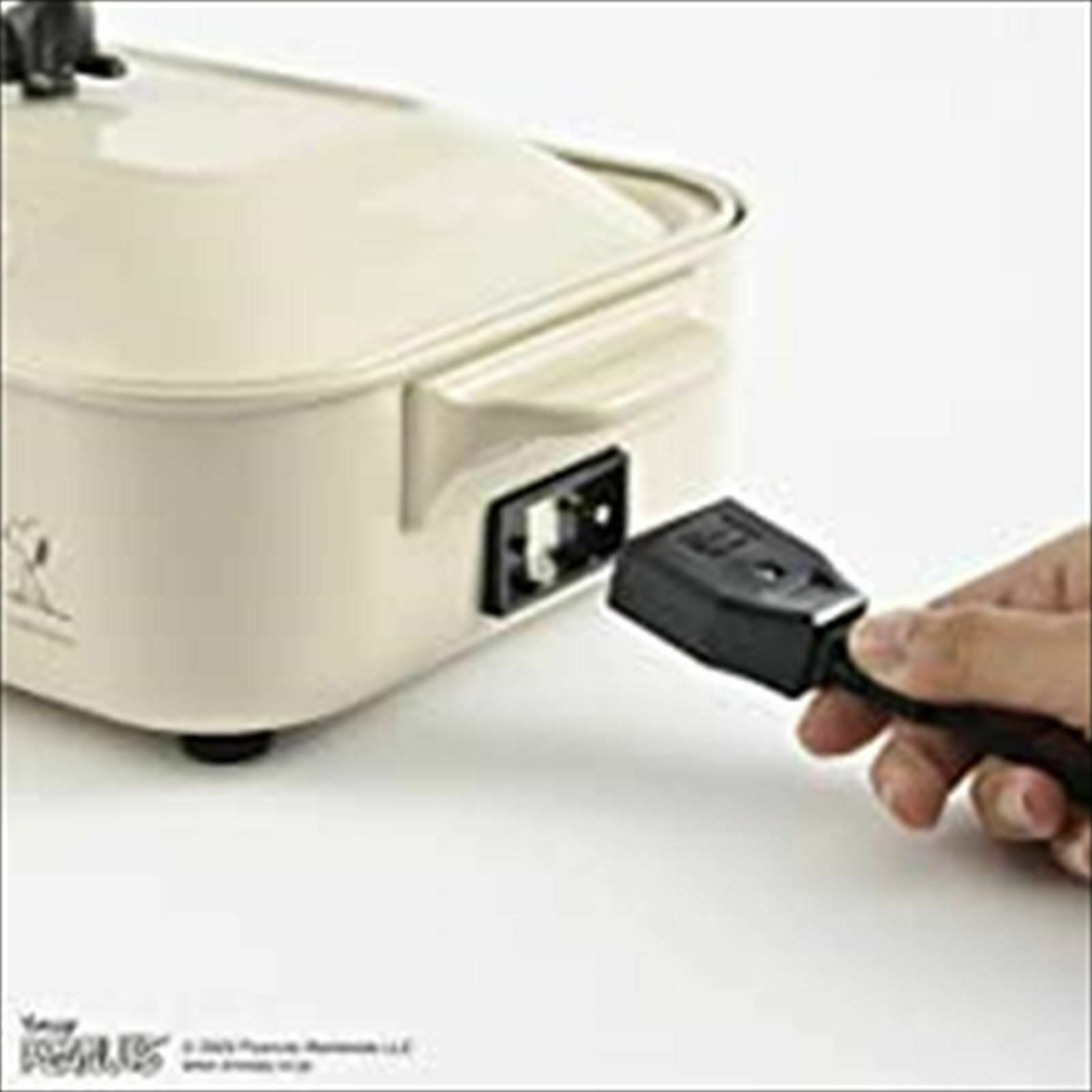 BRUNO Snoopy Compact Hot Plate Peanuts Body 3 Plates flat takoyaki pancake - Fresh Stock Dated December 2025