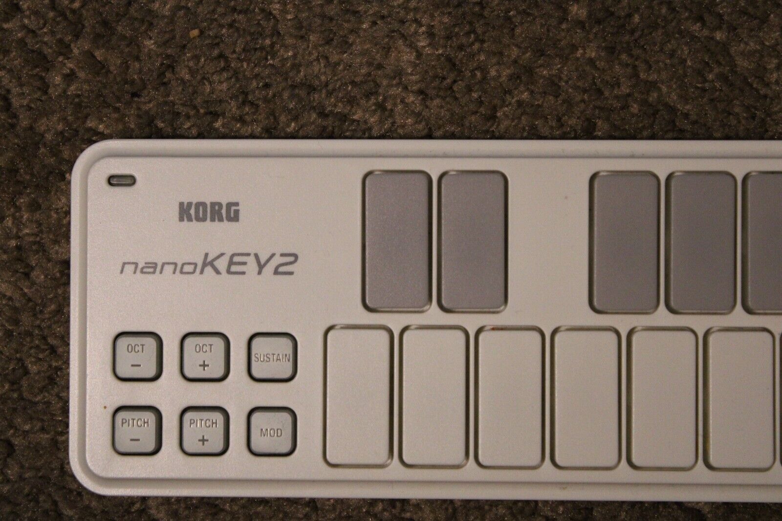 Korg nanoKEY2 25-key Keyboard Controller - White (Used) - Fresh Stock Dated February 2026