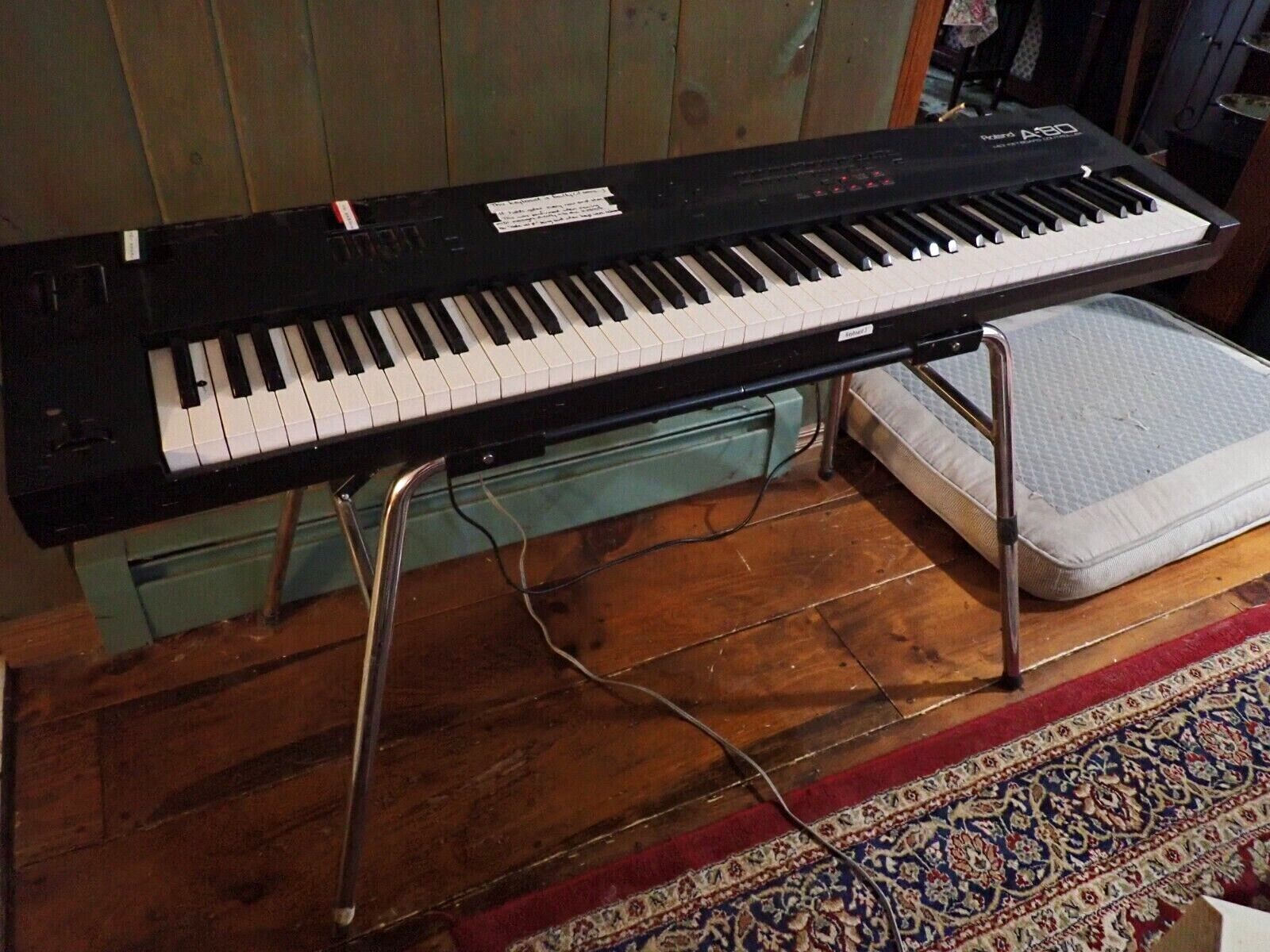 Roland A-80 MIDI Keyboard - for parts or repair with stand - comes as is. - Fresh Stock Dated February 2026