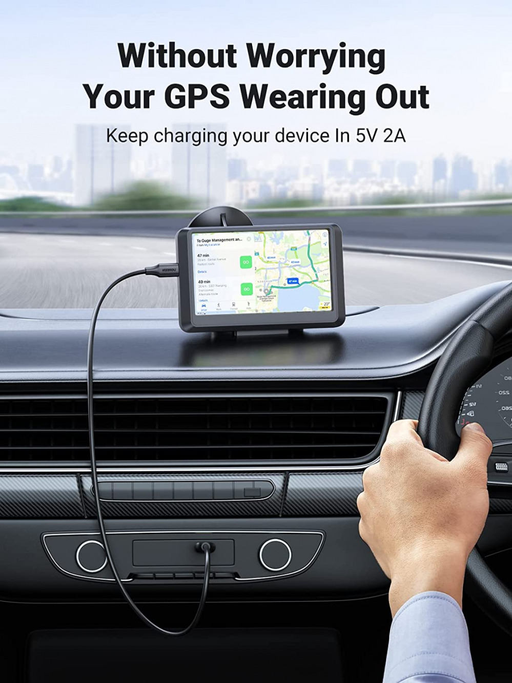 UGREEN Mini USB Cable,10 FT B Cord, 2.0 10 FT, Black - Fresh Stock Dated February 2026