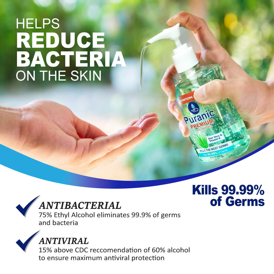 [HAND SANITIZER GEL 75%] ☑️ WHO/CDC Standards ☑️ 2oz 4oz 8oz 16oz 33oz 1 Gallon - Fresh Stock Dated December 2025