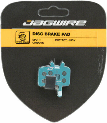 Jagwire Sport Organic Disc Brake Pads - For Avid BB7 and Juicy - Fresh Stock Dated February 2026