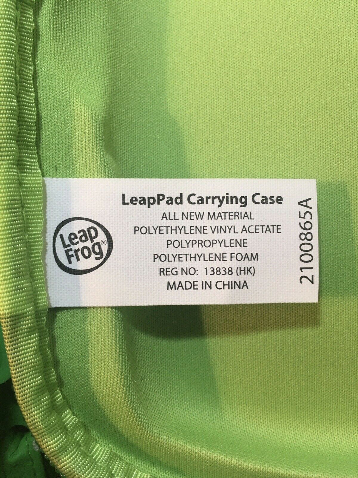 LEAP FROG Leap Pad 2 EXPLORER Green Carry Case, Holds 6 Cartridges, NEW. - Fresh Stock Dated December 2025