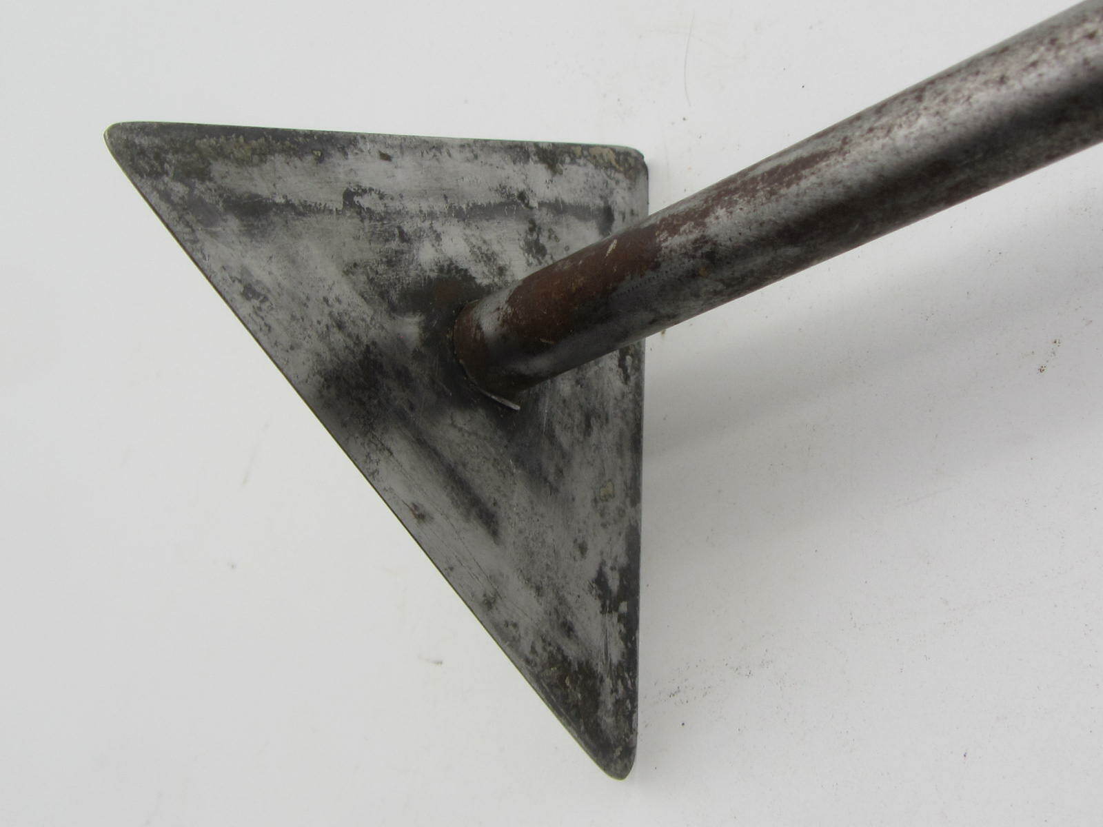 Vintage HOOD Triangular Paint Scraper Wood Handle 8.75