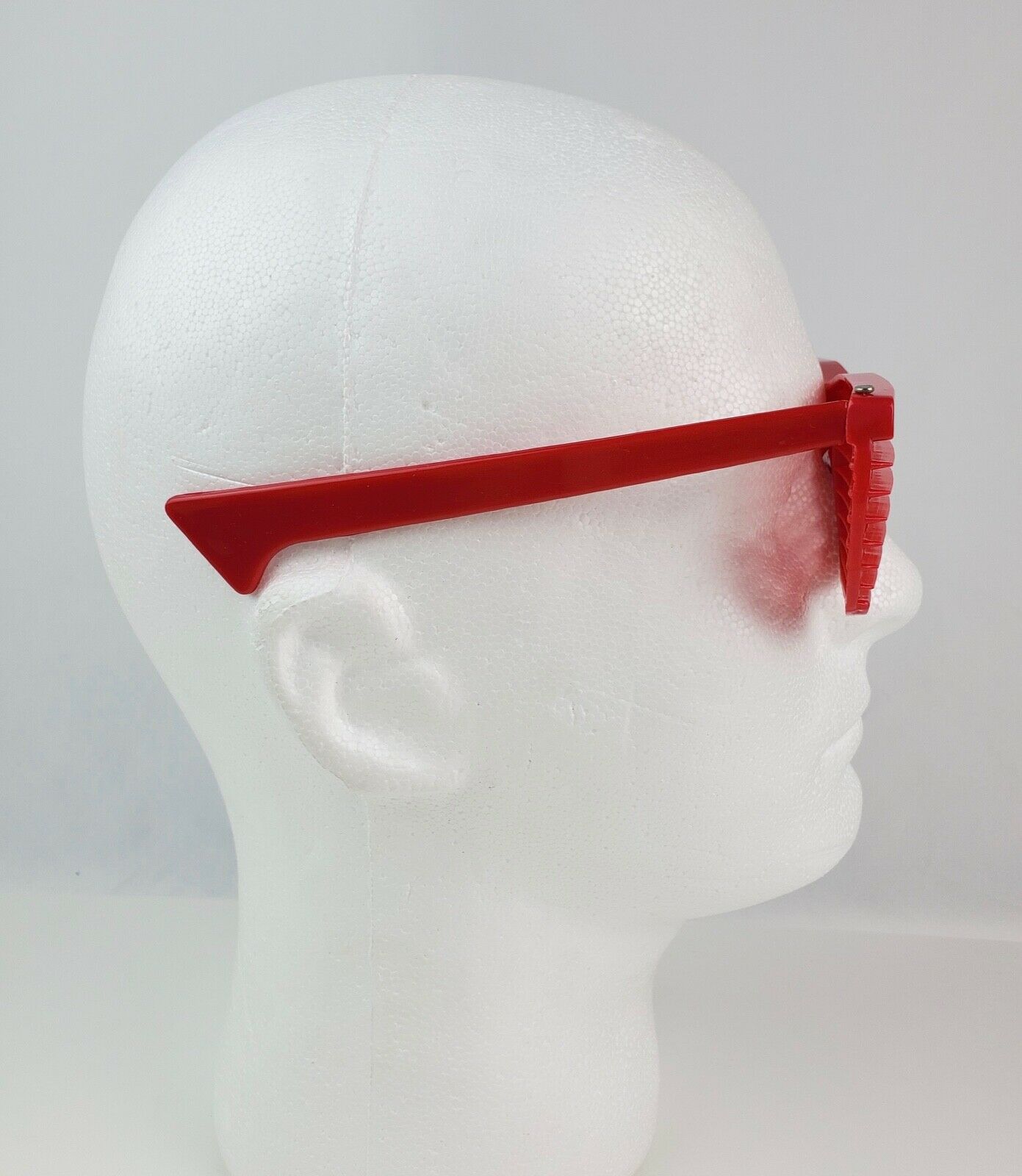 Authentic 1980's vintage Shutter Shades Strawberry Red sunglasses slats NOS - Fresh Stock Dated February 2026