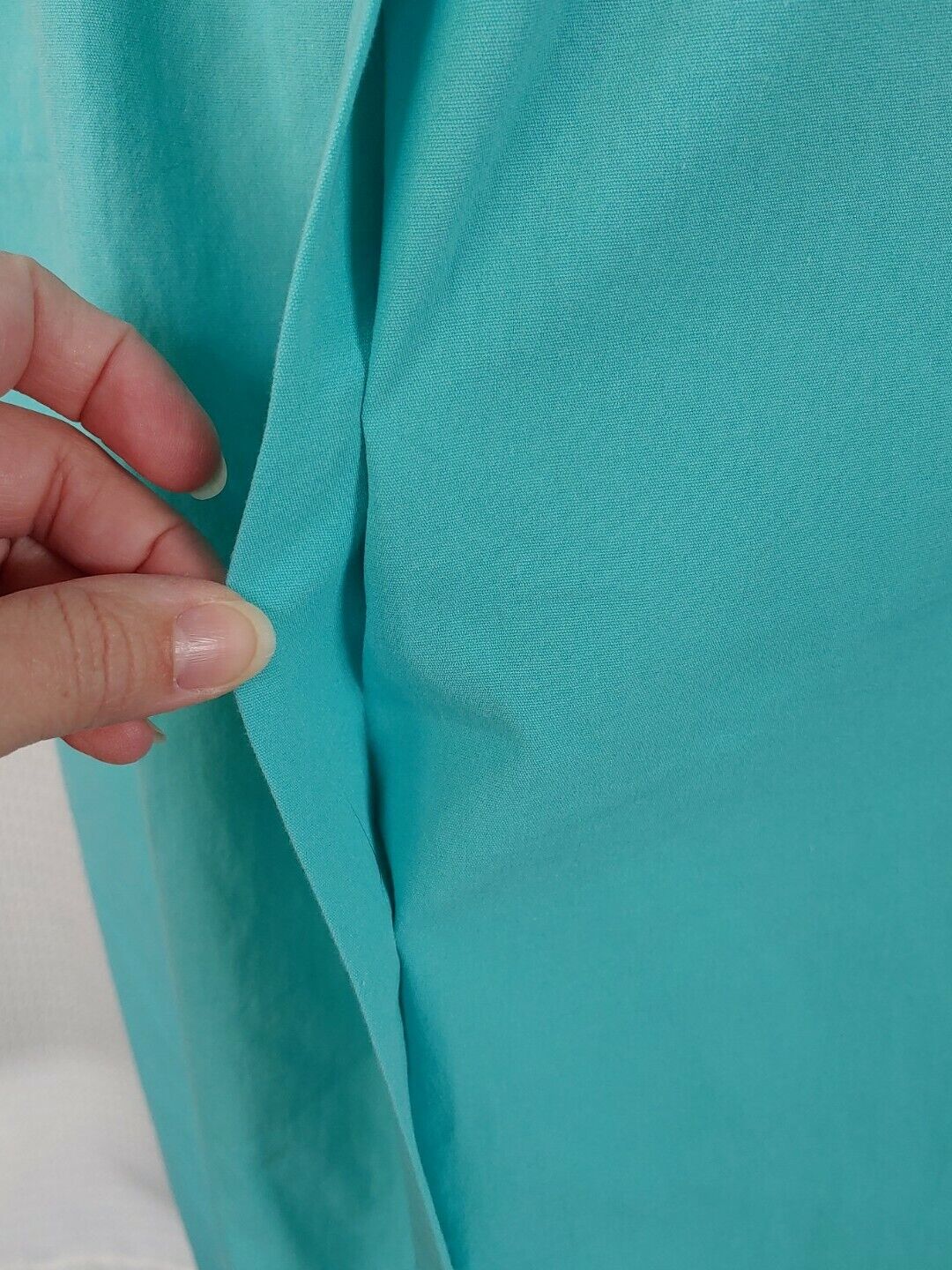 Vintage Mint Green Skirt with Button Down Front & Pockets - Fresh Stock Dated March 2026