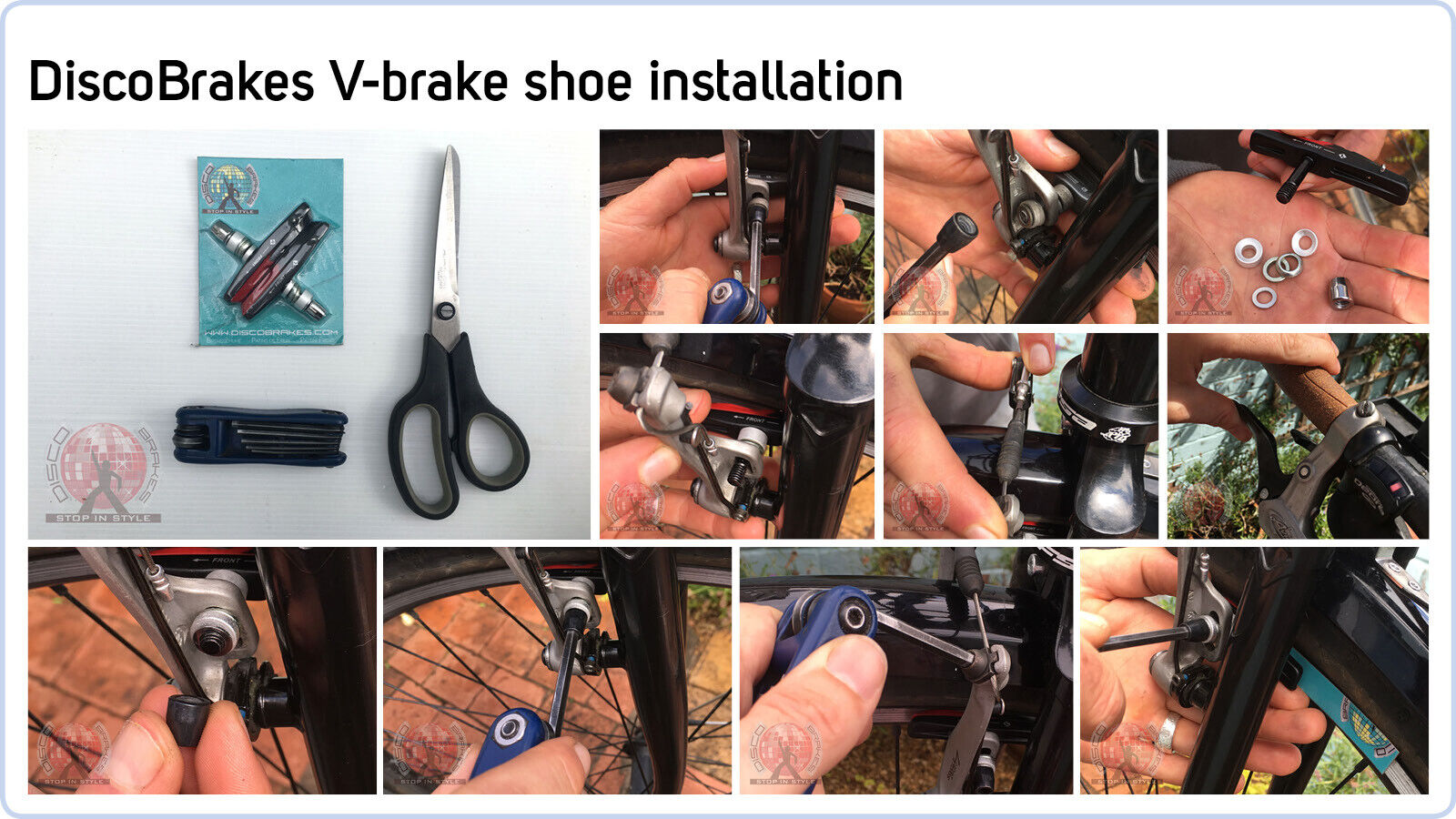 Cartridge V Brake Pads with Titanium Finish for Shimano XTR, XT, SRAM 9.0 Avid - Fresh Stock Dated February 2026