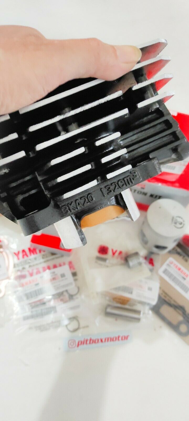 Genuine Yamaha RX135 RX-King RX 135 RX King Cylinder Barrel Piston Ring Gasket - Fresh Stock Dated February 2026