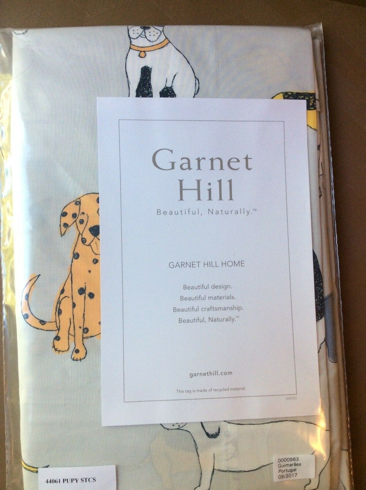 Garnet Hill Dog SET 2 PILLOWCASE cover retriever lab terrier holiday girl boy - Fresh Stock Dated December 2025