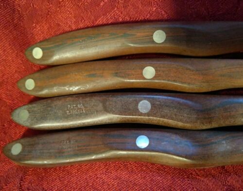 CUTCO Brown Table Steak Knives Set of 4 Classic No. 59 Straight Edge Vintage - Fresh Stock Dated December 2025