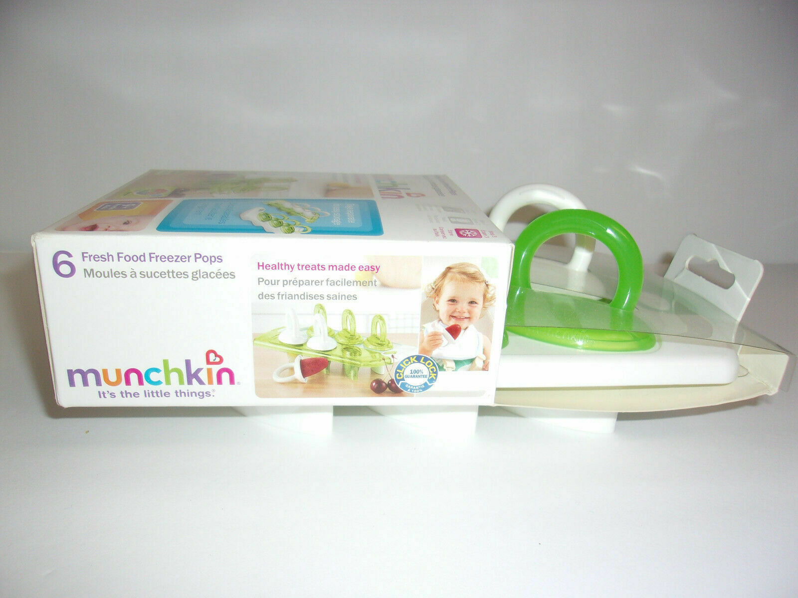 Munchkin ~ 6 Fresh Food Freezer Pops (Healthy Treats Made Easy) New! - Fresh Stock Dated February 2026