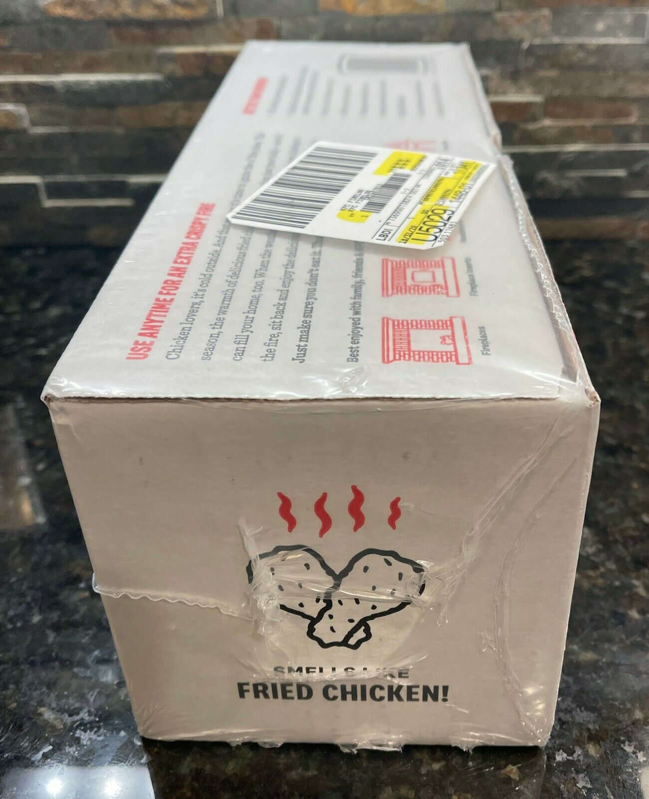 KFC Kentucky Fried Chicken Firelog Fried Chicken Scented 11 Herbs & Spices New - Fresh Stock Dated December 2025