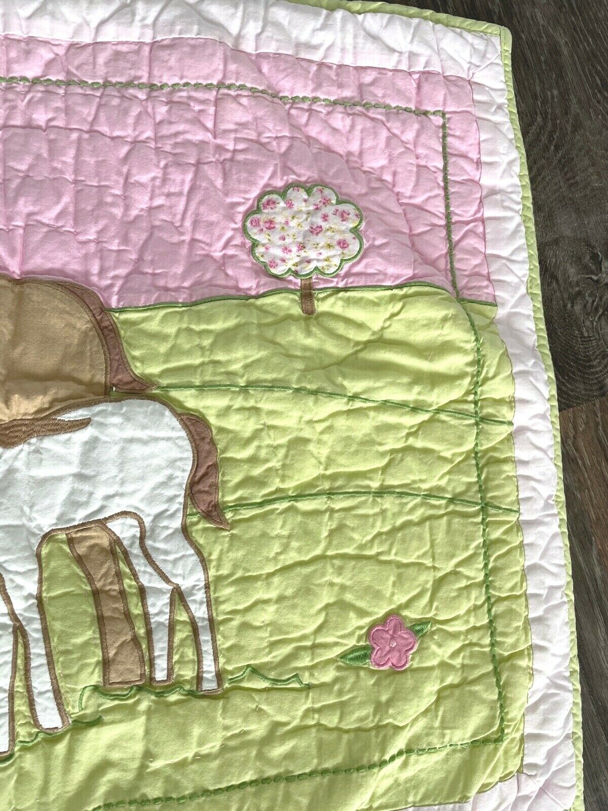 Company Store Pony Standard Pillow Sham Horse Girls Room Quilted Pink Pastel - Fresh Stock Dated December 2025