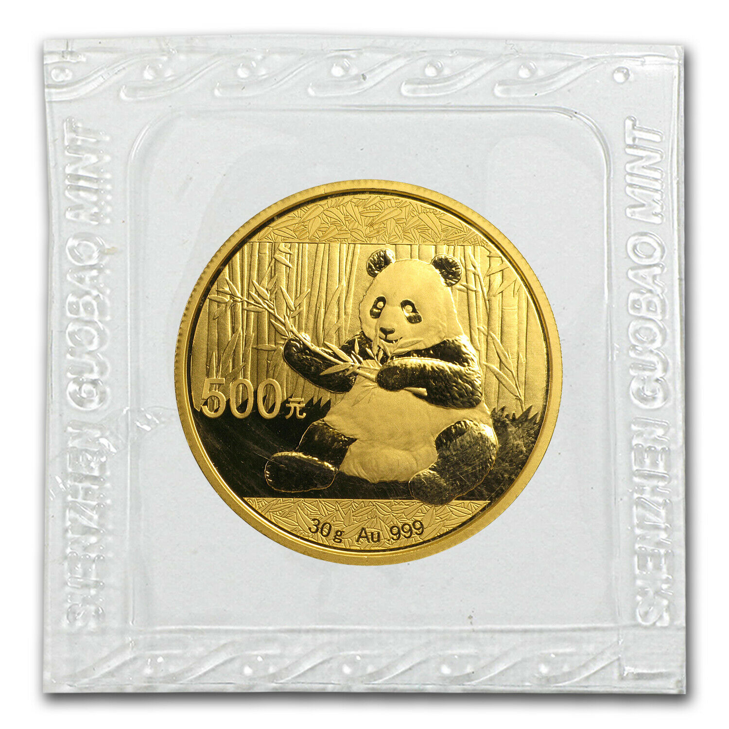 2017 China 30 gram Gold Panda BU (Sealed) - SKU #104526 - Fresh Stock Dated February 2026