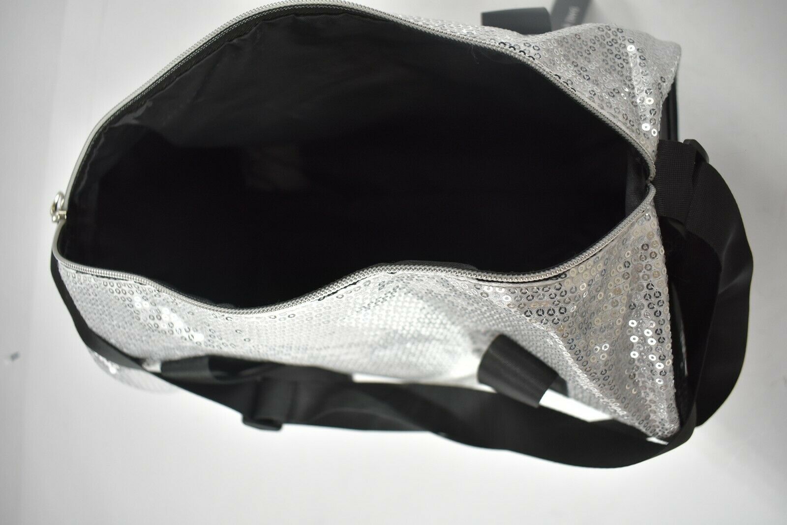 Danz N Motion Danshuz Girls Silver Black Sequin Duffle Dance Bag Small New - Fresh Stock Dated December 2025