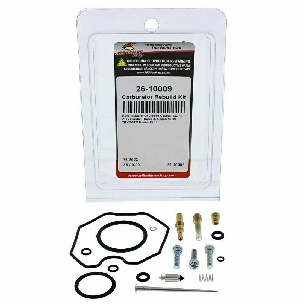 All Balls Carb Carburetor Rebuild Kit For 16-20 Honda TRX 250 TE Recon ES 2x4 - Fresh Stock Dated February 2026