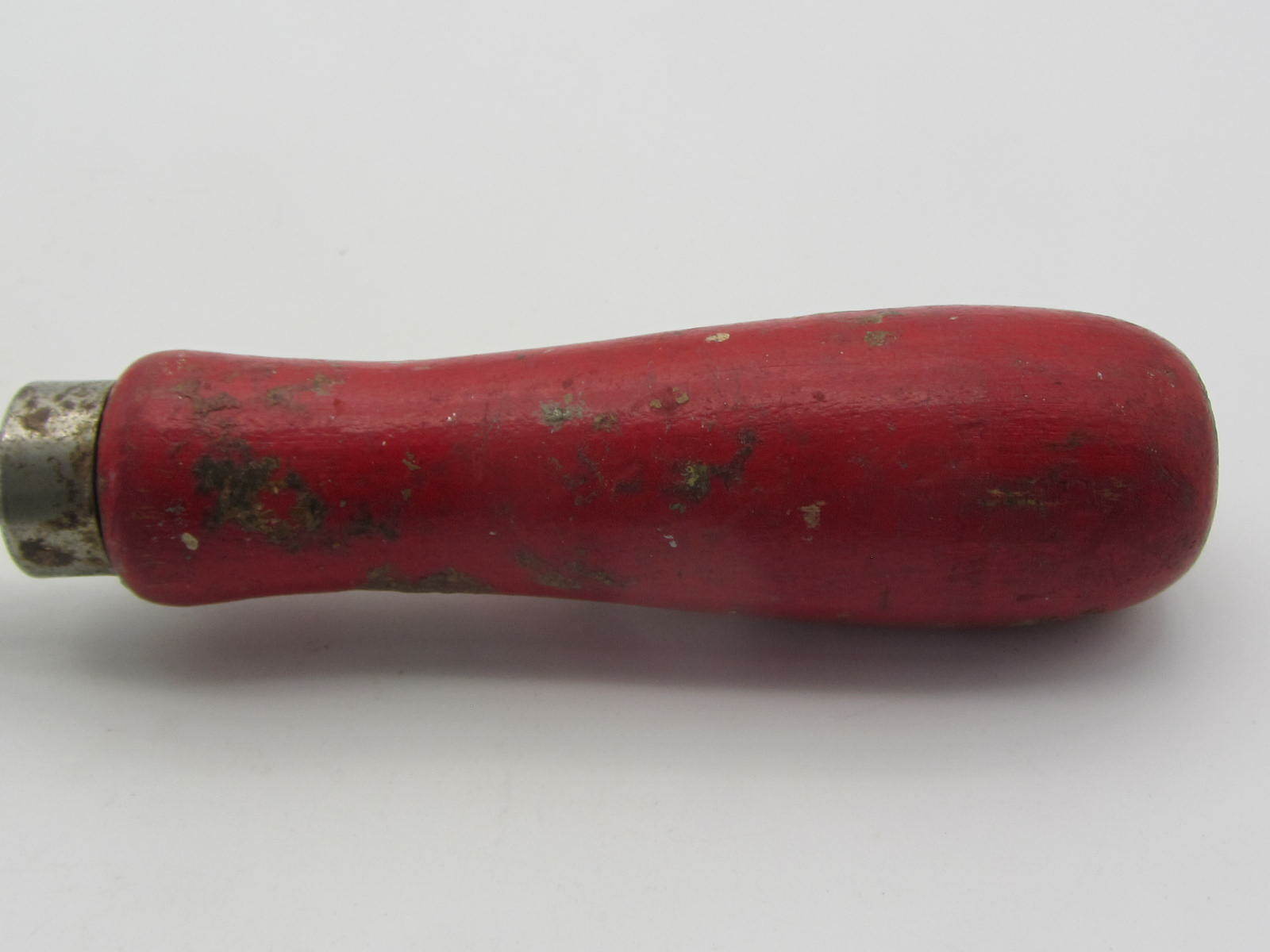 Vintage HOOD Triangular Paint Scraper Wood Handle 8.75