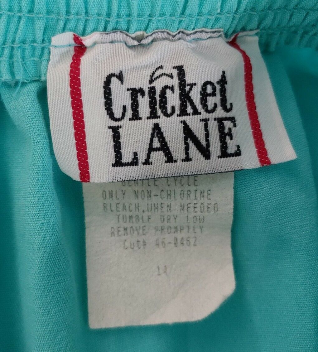 Vintage Mint Green Skirt with Button Down Front & Pockets - Fresh Stock Dated March 2026