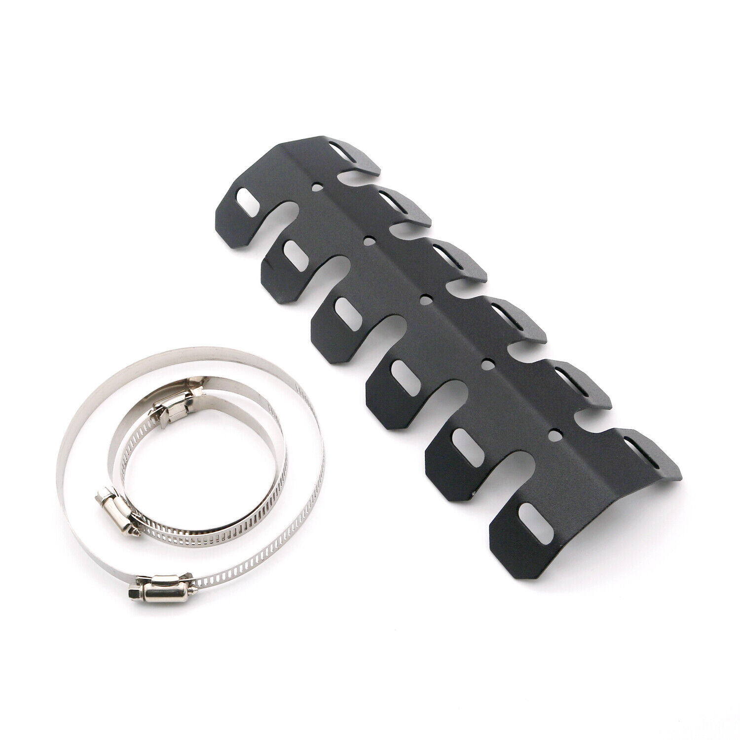 Black Exhaust Muffler Pipe Heat Shield Cover Heel Guard Black For Dirt Bike US - Fresh Stock Dated February 2026