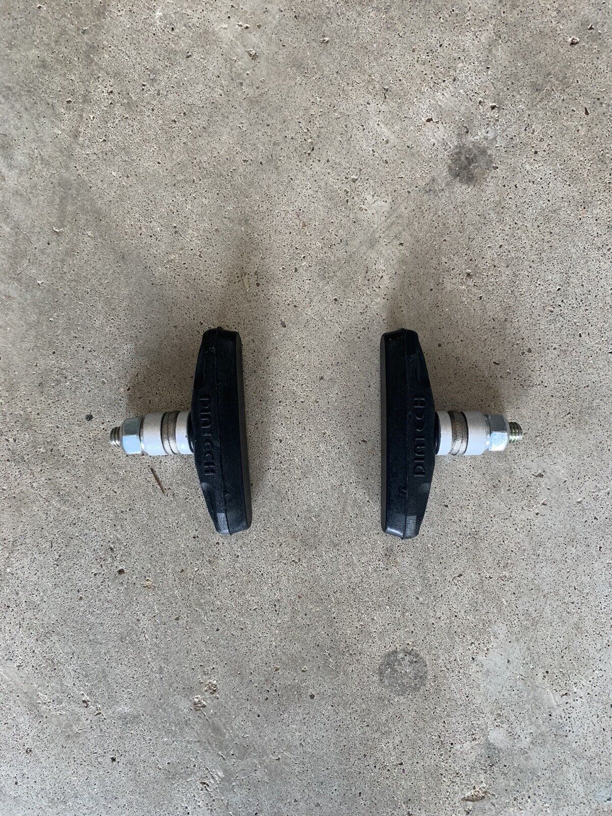 Dia-Compe Diatech Hombre threaded BMX bicycle brake pads - BLACK - Fresh Stock Dated February 2026