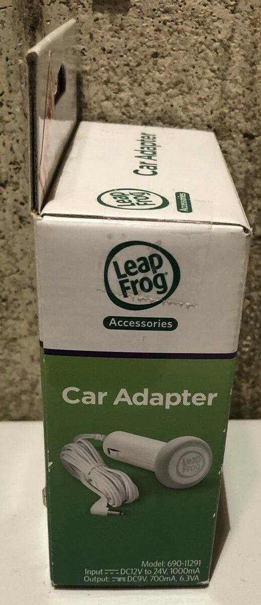Leap Frog Car Adapter - NIB - Fresh Stock Dated February 2026