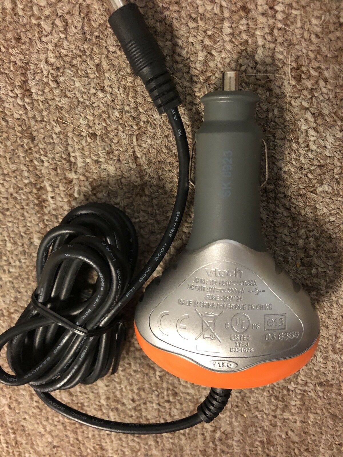 VTech Car Charger VSmile Pocket DC Adapter Genuine OEM v-tech v.smile - Fresh Stock Dated February 2026