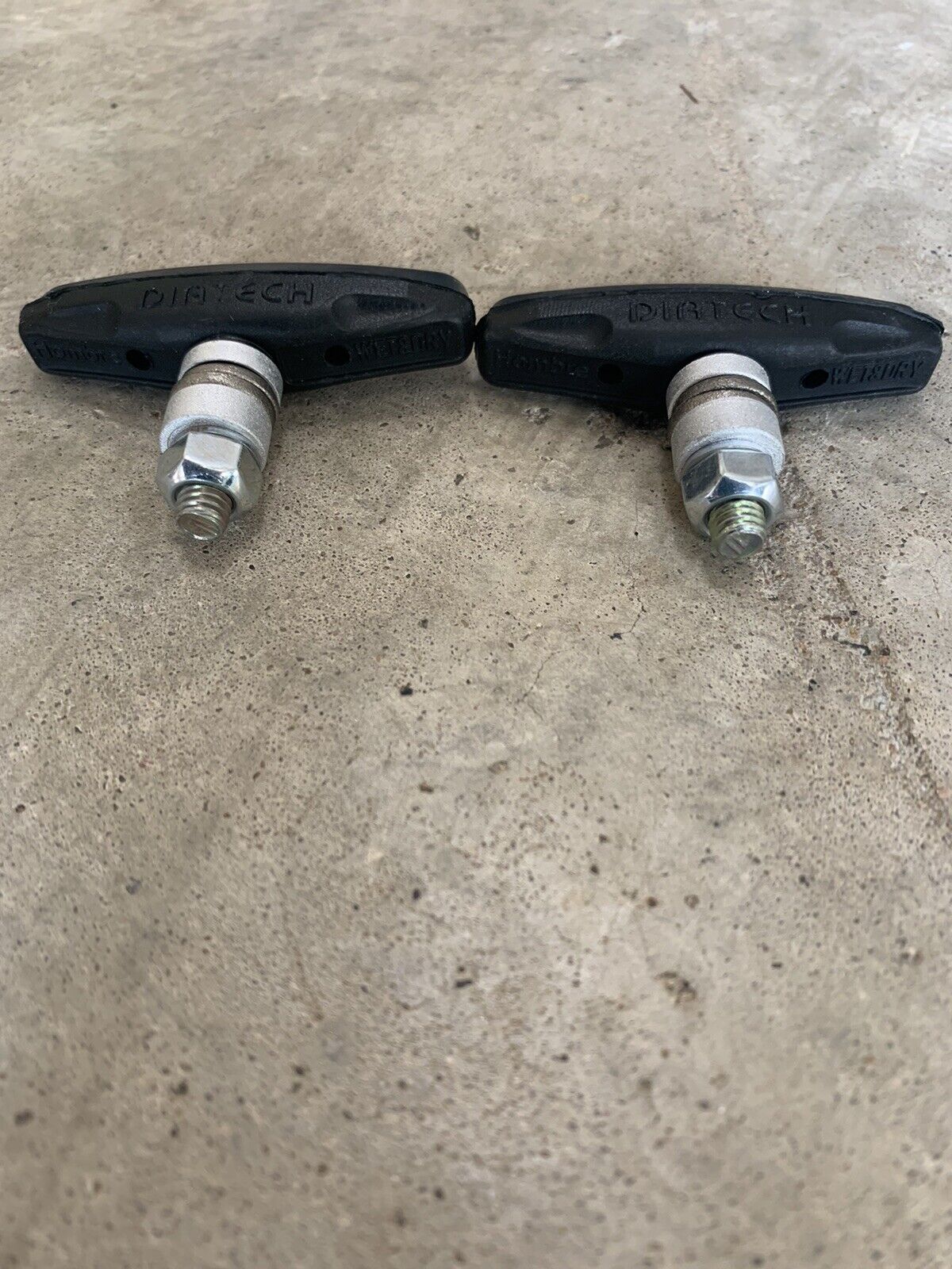 Dia-Compe Diatech Hombre threaded BMX bicycle brake pads - BLACK - Fresh Stock Dated February 2026