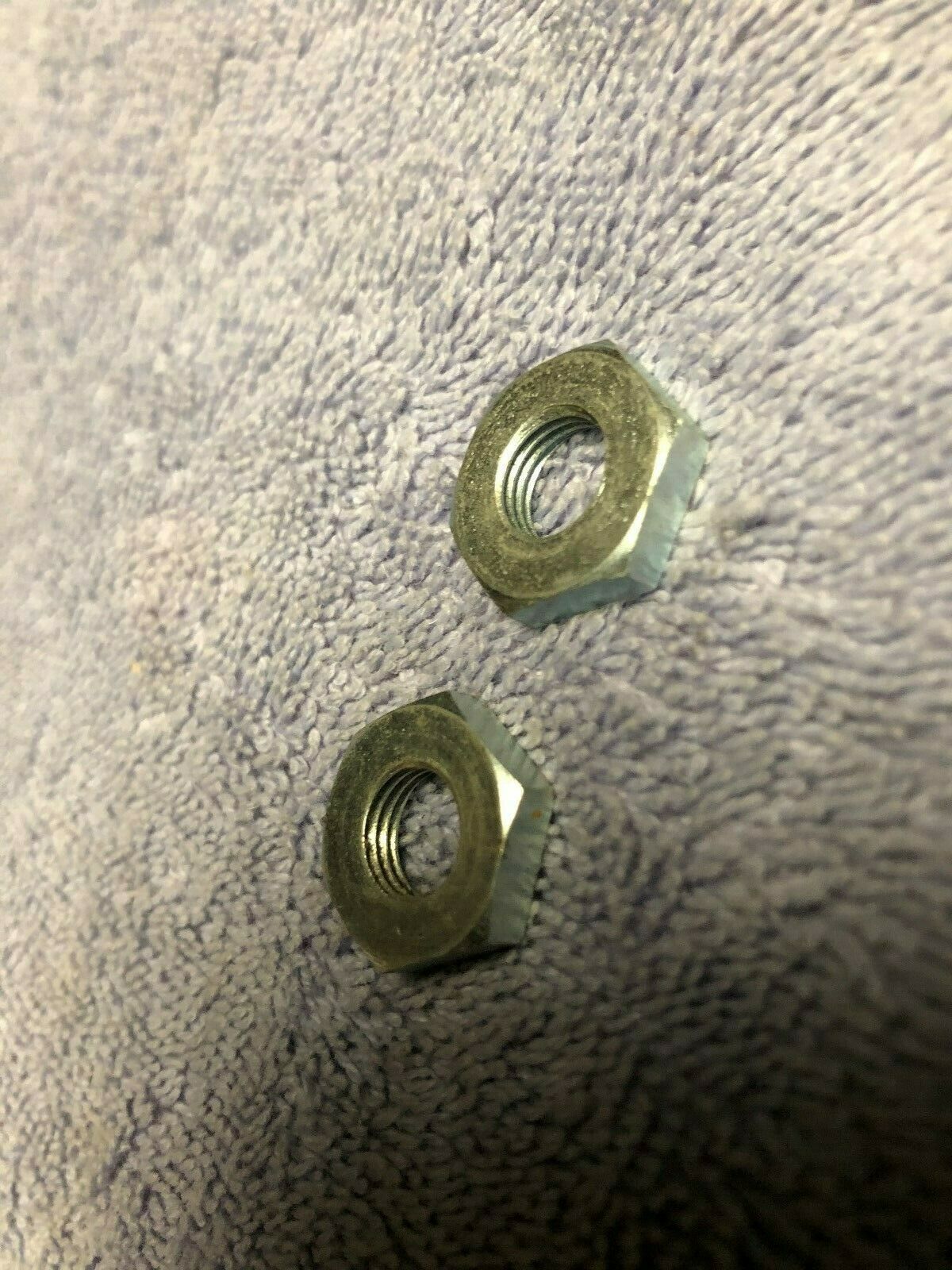 NOS PAIR OF TWO NEW DEPARTURE MODEL D COASTER BRAKE REAR HUB D-15 LOCK NUTS - Fresh Stock Dated December 2025