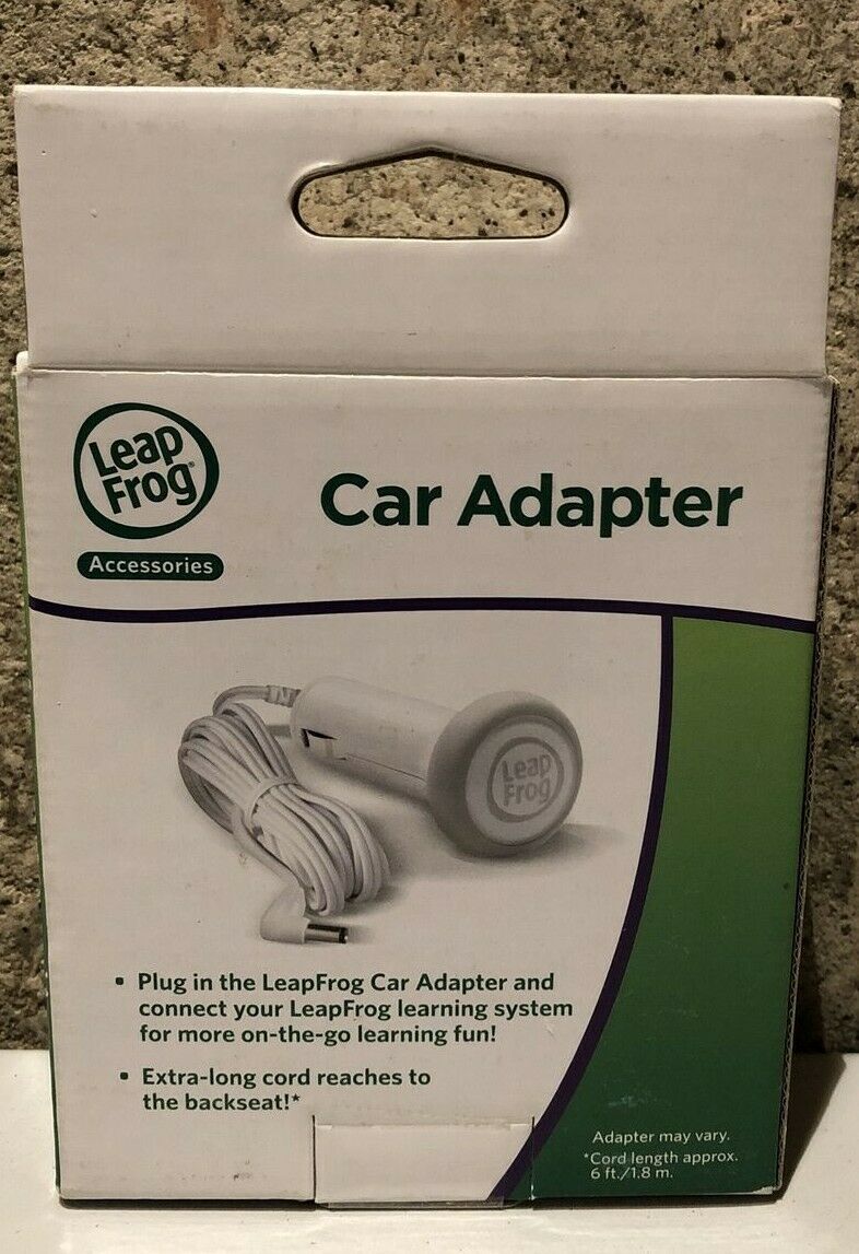 Leap Frog Car Adapter - NIB - Fresh Stock Dated February 2026