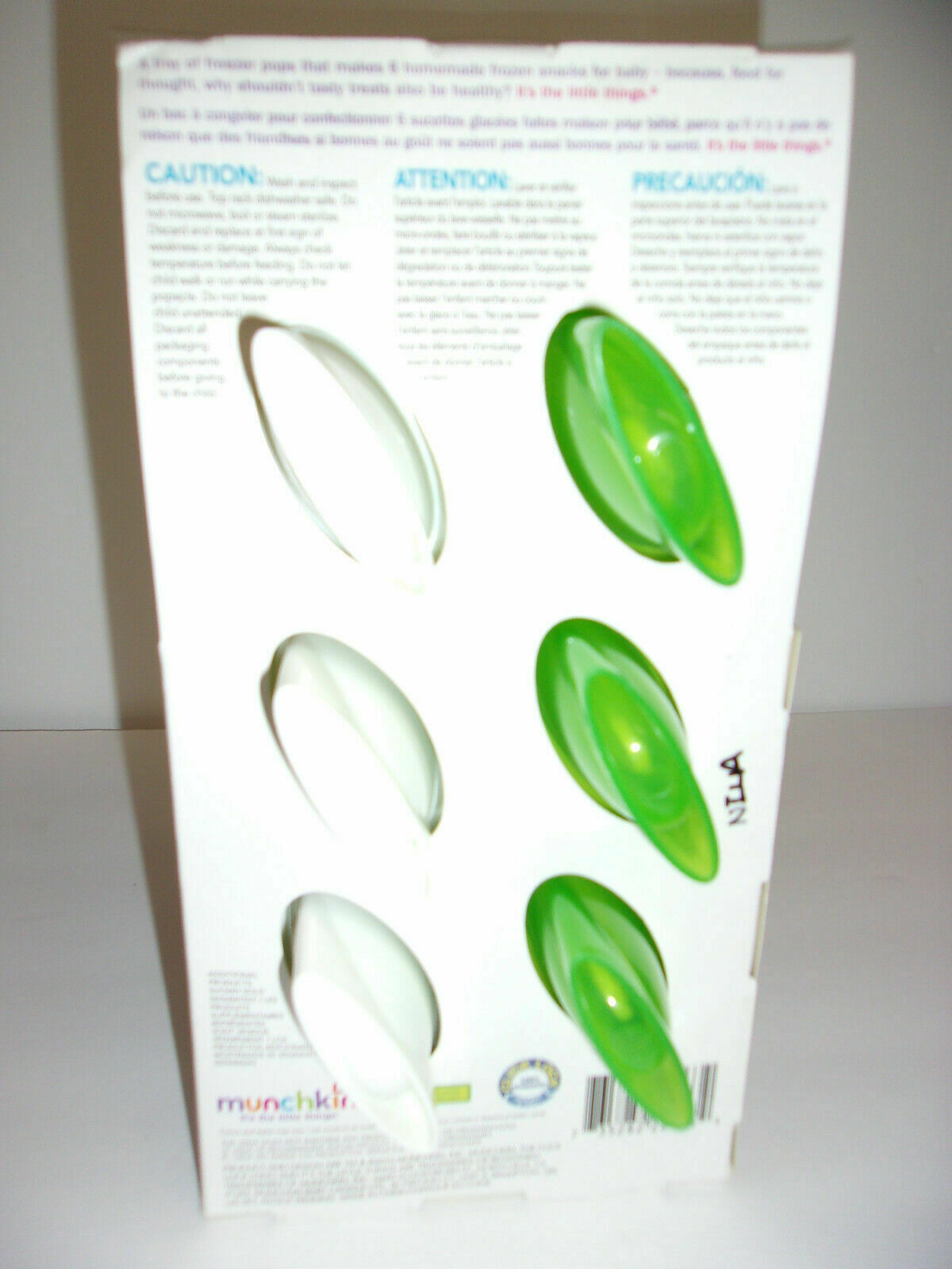 Munchkin ~ 6 Fresh Food Freezer Pops (Healthy Treats Made Easy) New! - Fresh Stock Dated February 2026