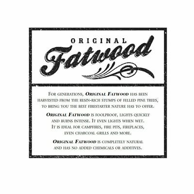 Earth Worth 25 Pound Box - Fatwood Fire starter Original Kindling Sticks - Fresh Stock Dated December 2025